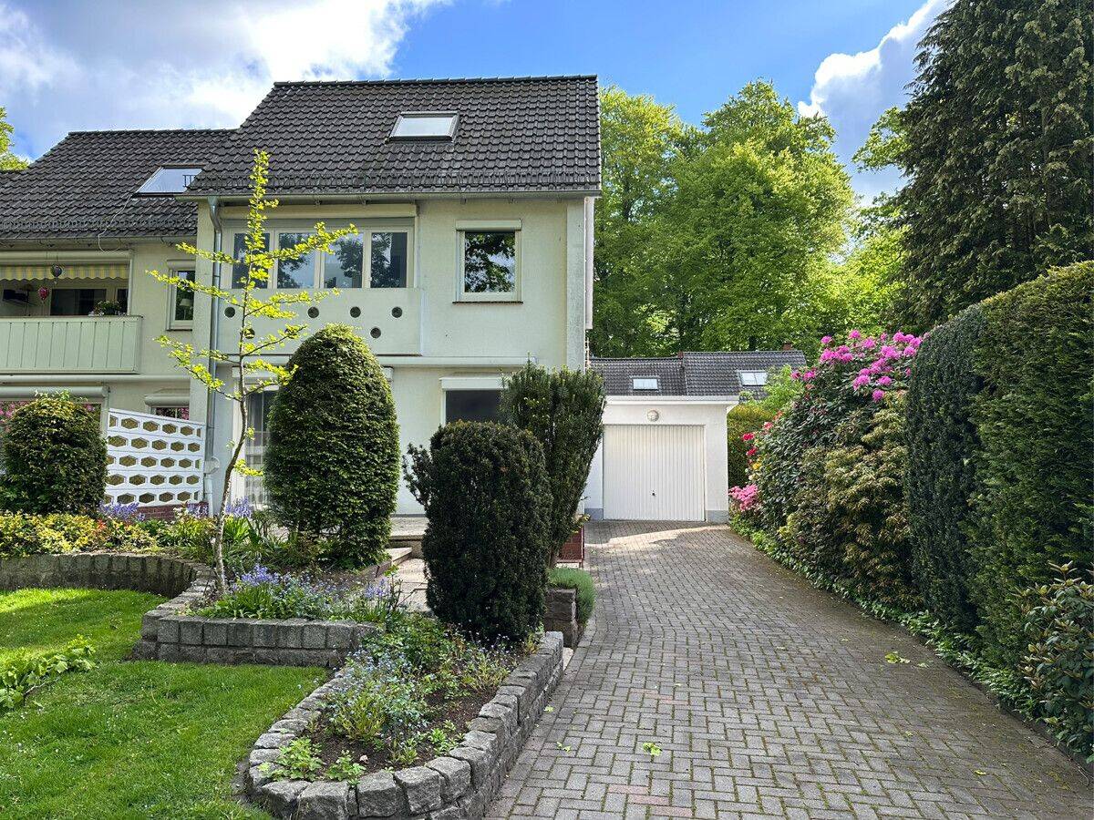 PURNHAGEN-IMMOBILIEN - Bremen-Lesum, Reihenendhaus mit Garage in traumhafter Lage nahe der Lesum – Bremen – Vorschaubild 3