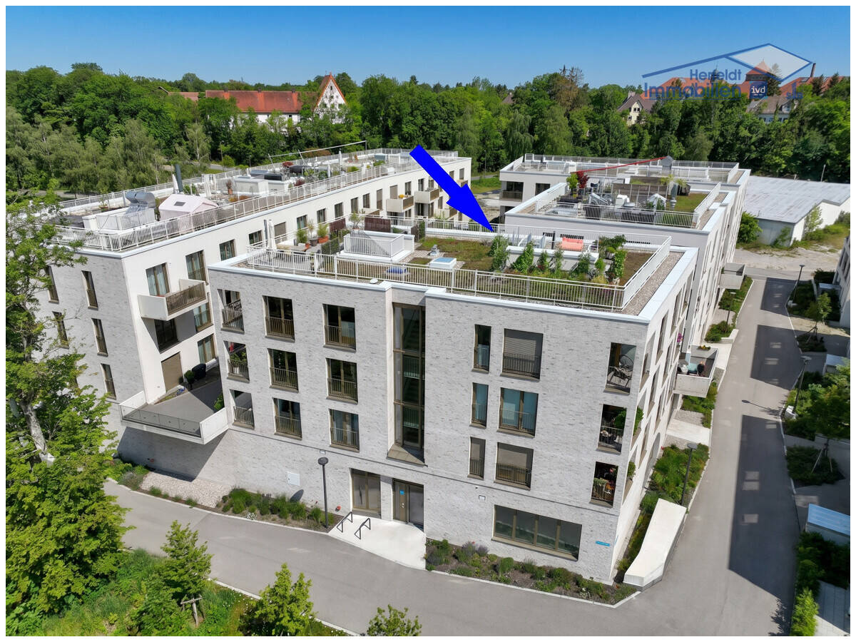 Möblierte 2-ZKB-Luxus-Neubauwohnung mit Südwest-Terrasse & TG-Stellplatz am Papierbach - bezugsfrei – Landsberg am Lech – Vorschaubild 2