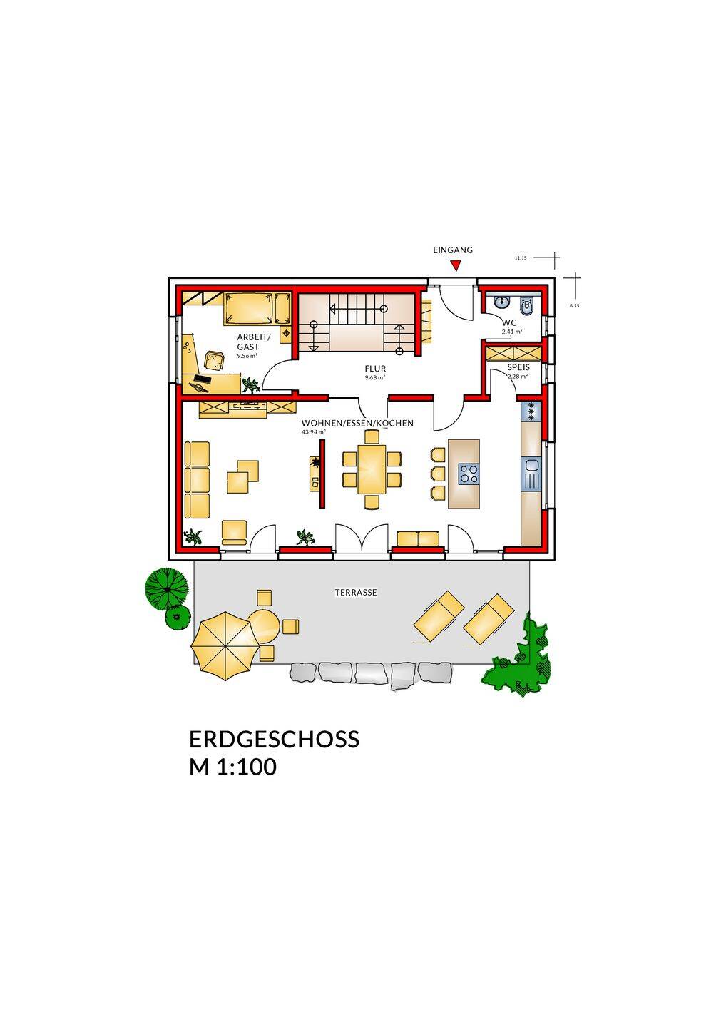 NEUBAU - Einfamilienhaus in Seenähe im beliebten Dechsendorf – Erlangen – Vorschaubild 3
