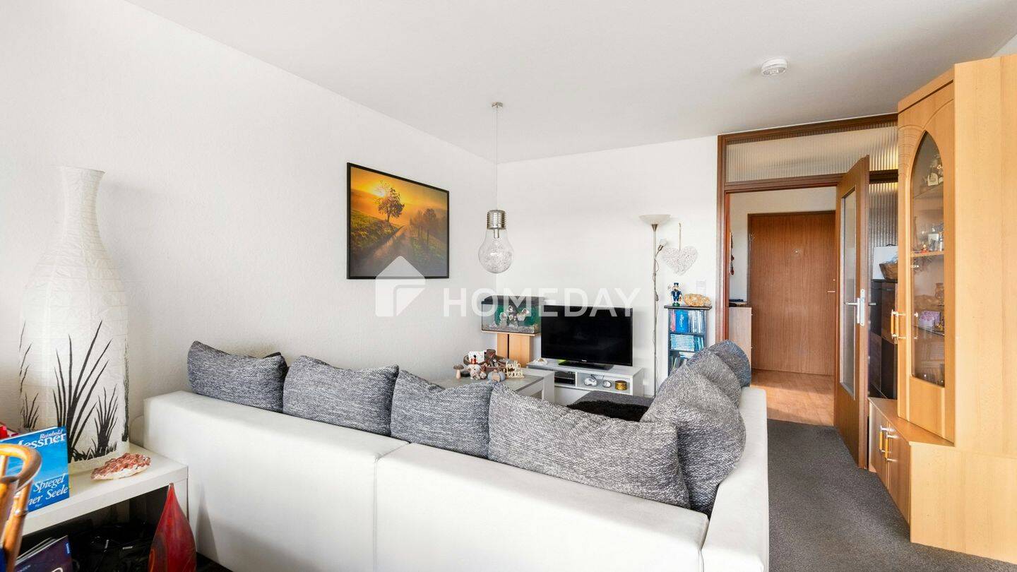 Sonnige 1-Zimmer-Wohnung mit Süd-Loggia, Aufzug und Weitblick – Mainz – Vorschaubild 4