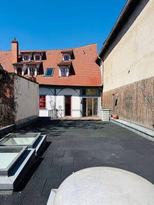 Historisches Altstadthaus, W-/Nfl. ca. 395m², Wohnen und Arbeiten, außergewöhnlich und individuell, große Sonnenterrasse... – 99084 Erfurt – Vorschaubild 9