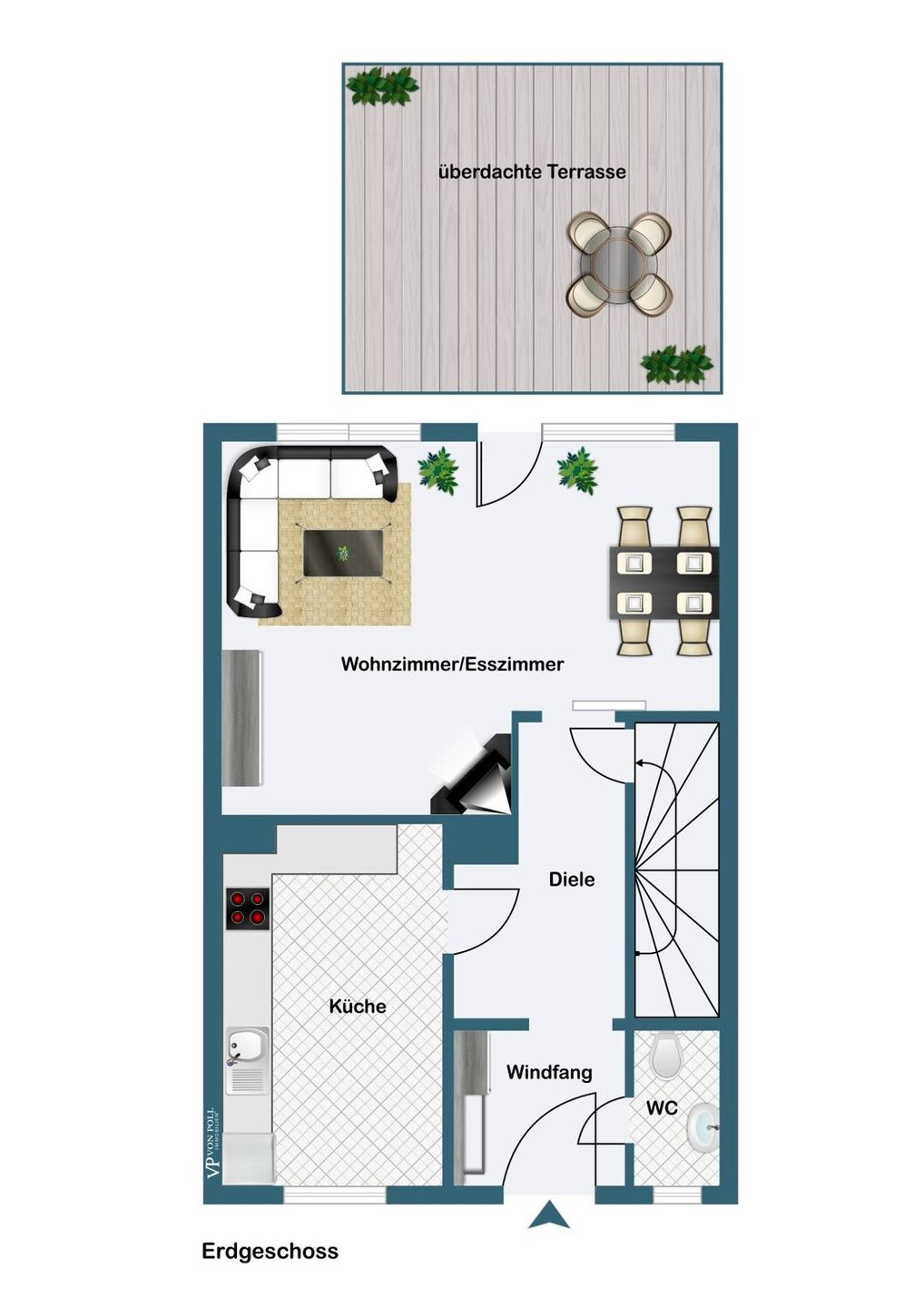 Reihenmittelhaus in 21337 Lüneburg mit 93 m² kaufen