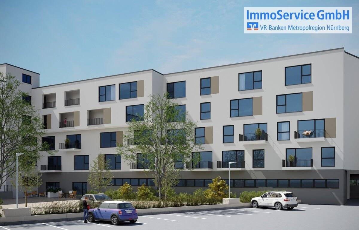 Ansprechende Wohnanlage im Nürnberg Nord: 60 stilvolle Neubau-ETW und 10 Büroeinheiten in Stadtlage! – Nürnberg – Vorschaubild 2