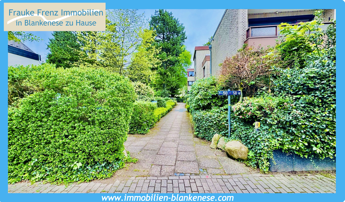 BLANKENESE. Urban wohnen, naturnah leben - ideale Singlewohnung in Elbnähe