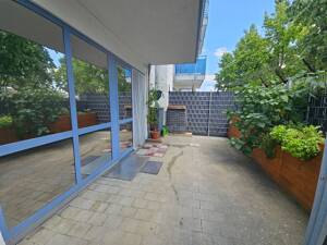 Moderne Erdgeschosswohnung – 110 m² – mit großer Terrasse, barrierearm, in Neu-Ulm