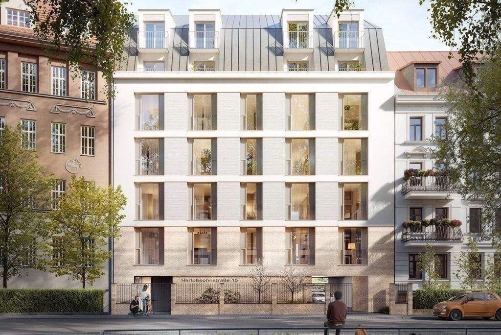 NEUBAU LEIPZIG GOHLIS SÜD | Stilvolle 3-Zimmer-Wohnung im 1. OG mit Aufzug & Stellplatz – KfW 40 QNG – Leipzig – Vorschaubild 2