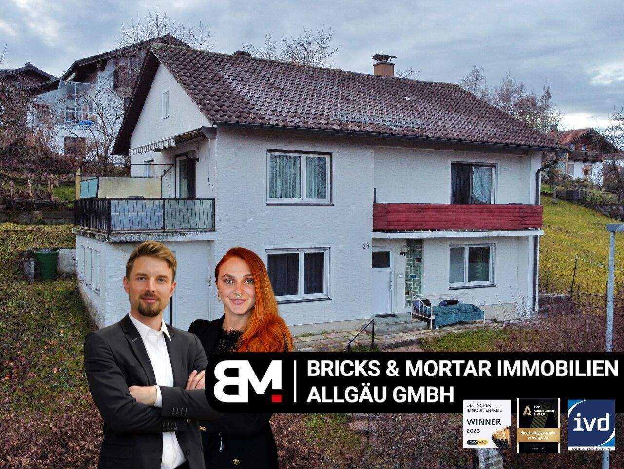 Viel Platz, viele Möglichkeiten: 7-Zimmer-Haus mit Garten & Ausbaupotenzial – Kempten (Allgäu) – Bild 1 von 9