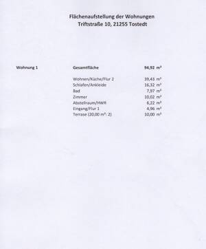 Exklusive 3 Zimmer Wohnung in zentraler Lage mit Top Ausstattung Erdgeschoss / Terrasse – 21255 Tostedt – Vorschaubild 4