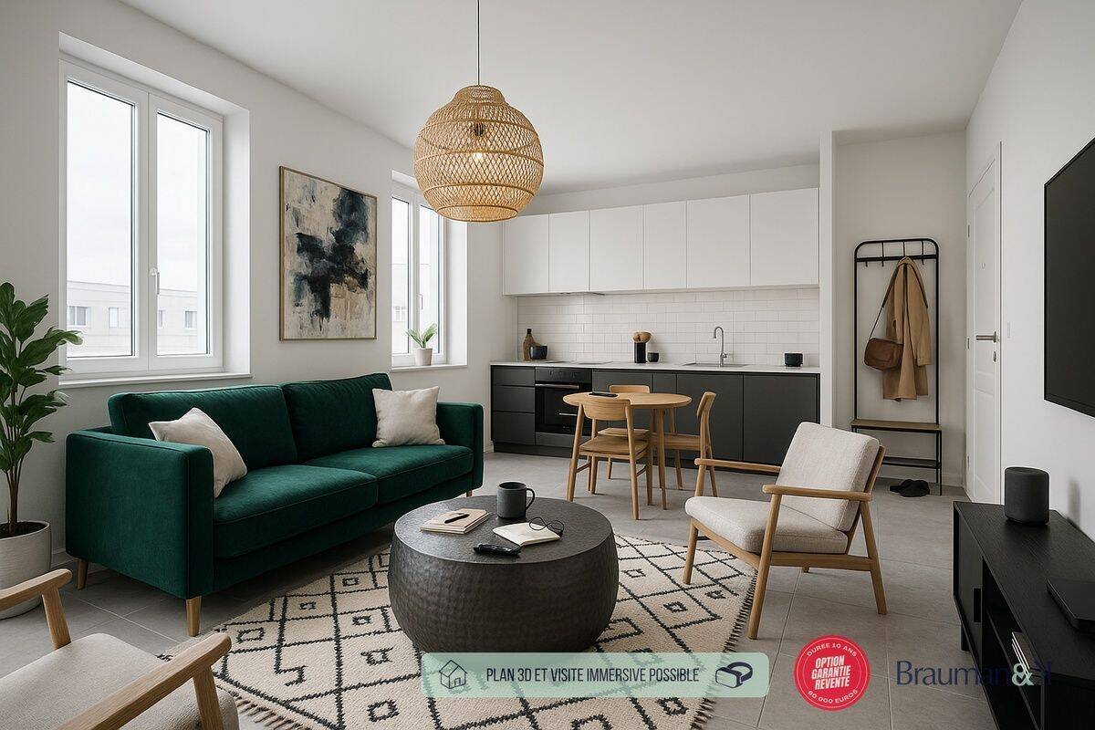 Appartement 2 pièces 45 m² · à Sainte-Gemmes-sur-Loire · 45 m² · 188 000 €