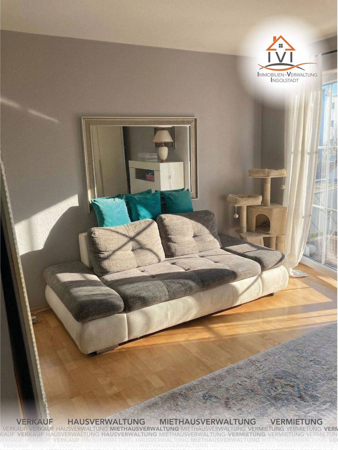 Charmante 1-Zimmer-Wohnung mit Balkon, TG-Stellplatz und moderner Ausstattung in ruhiger Lage von Ingolstadt – Ingolstadt – Vorschaubild 3