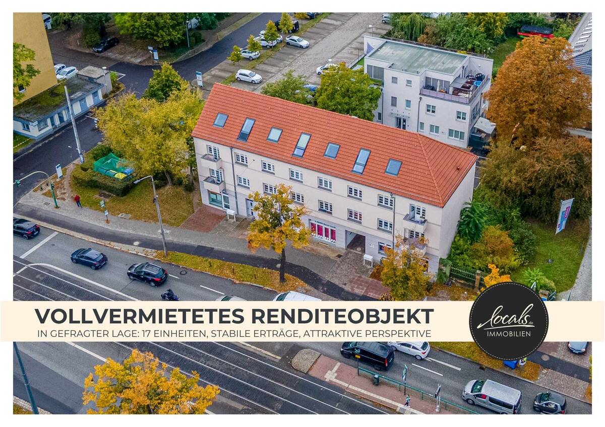 Top-Investment in der gefragten Berliner Straße: Vollvermietetes Wohn- und Geschäftshaus – 14467 Potsdam – Bild 1 von 9