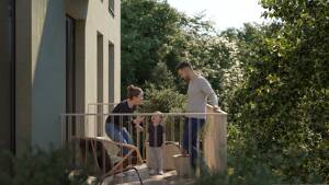 3,5-Zimmer-Neubauwohnung mit Balkon und Arbeitszimmer – 80995 München – Vorschaubild 5