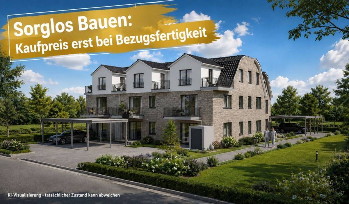 Neues Zuhause gesucht? Moderne 3 ZKB-Eigentumswohnung mit Top-Ausstattung in Brake – 26919 Brake – Bild 1 von 3