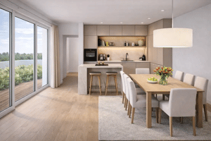 Exklusive Neubauwohnung im Kwartier Latäng: Großzügiges Wohnen mit Terrasse & Dachterrasse! WE7