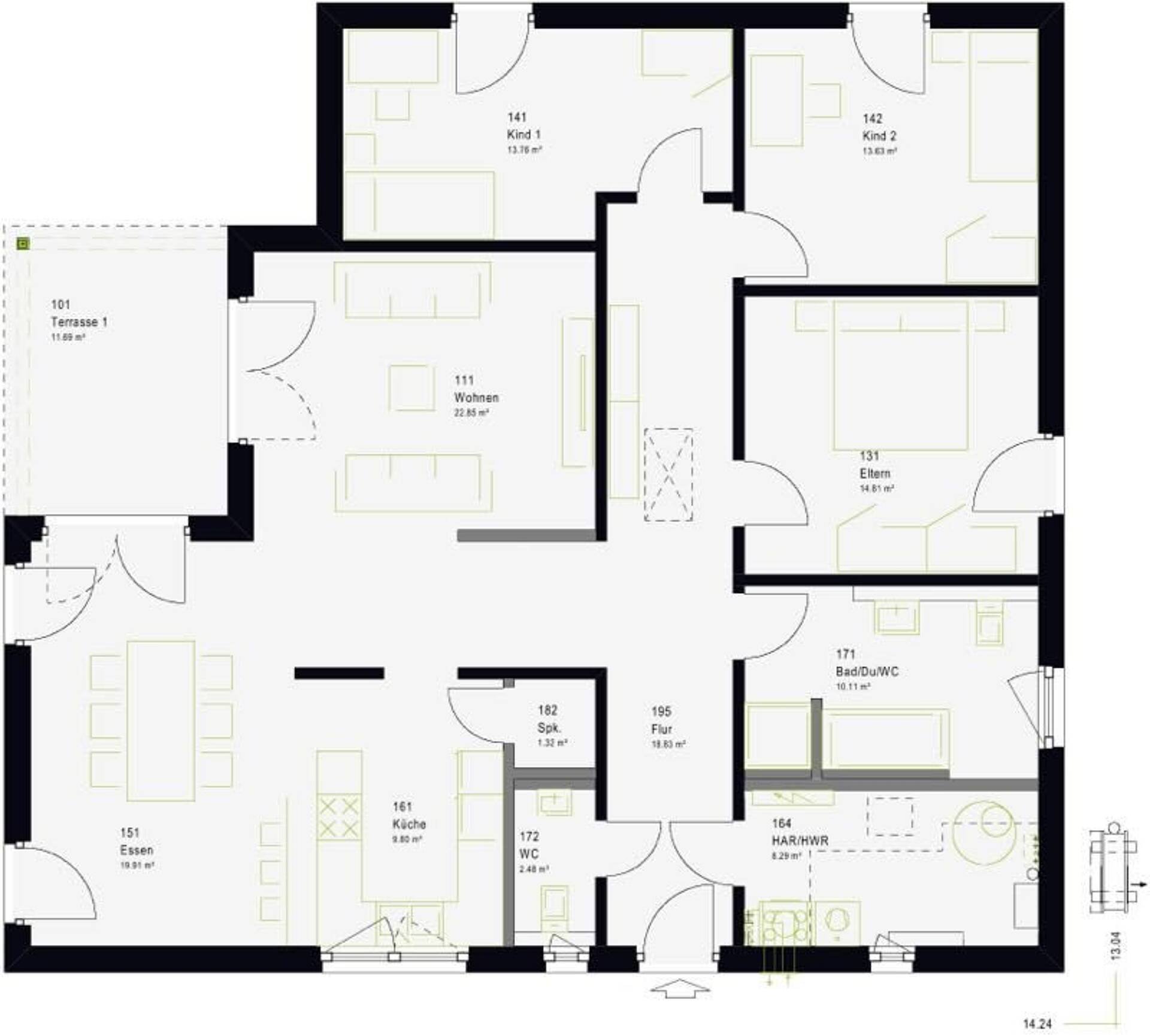Bungalow in 45525 Hattingen mit 147 m² kaufen