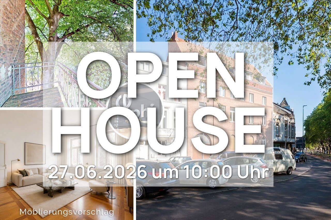 PHI AACHEN - Wohnen mit Charakter - 130 m² Altbauflair in bester Citylage von Aachen!