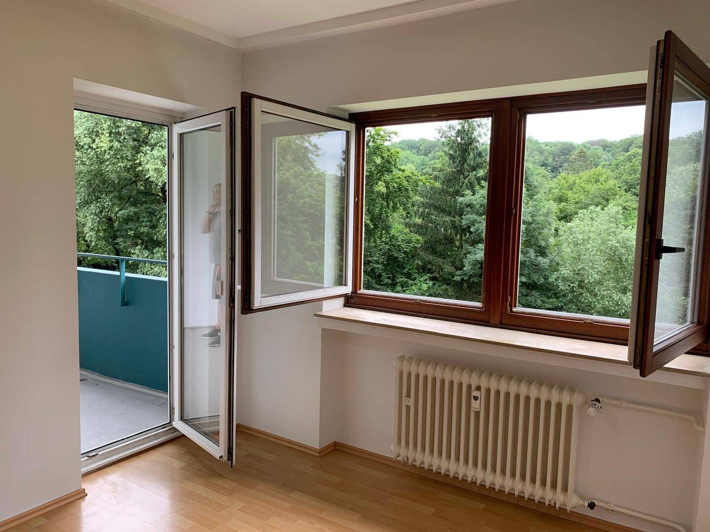 Gepflegte Wohnung mit Blick ins Grüne