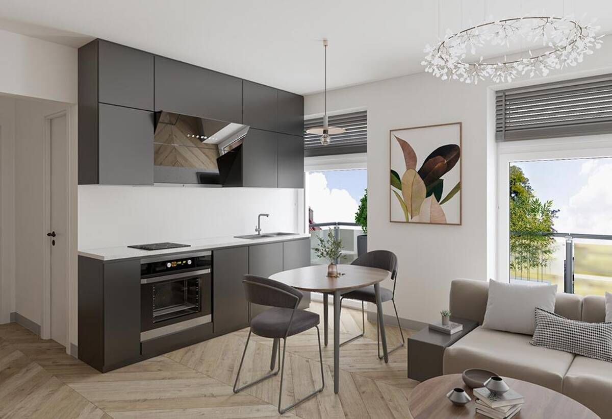 Hochwertige 2-Zimmer-Altbauwohnung in Unterbilk nahe Medienhafen – 40217 Düsseldorf – Bild 1 von 8