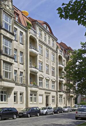Wertstabil investieren * Denkmal * 2-Zi.-Whg. in Dresden-Striesen mit Fernblick * 4. OG mit Aufzug – 1309 Dresden – Vorschaubild 1