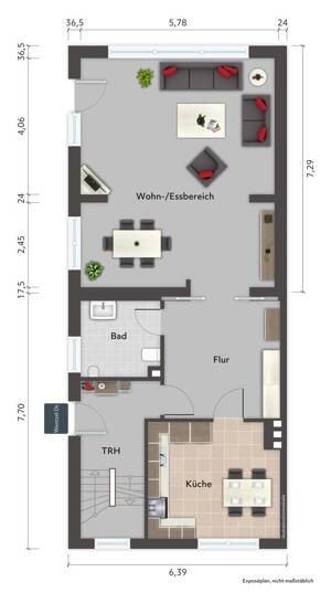 modernisierte Doppelhaushälfte zum Kauf in Hamburg-Schnelsen ideal für 3 Personen - Wentzel Dr. – 22459 Hamburg – Vorschaubild 2