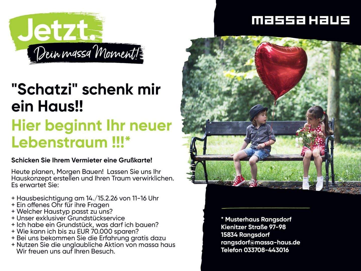 TAG DER OFFENEN TÜR AM 14.02.-15.02.2026 11-16h ! 01791149244 – Eichwalde – Bild 1 von 6