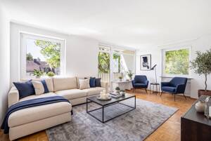 Bezugsfreie 3-Zimmer-Wohnung mit zwei Balkonen und Blick ins Grüne