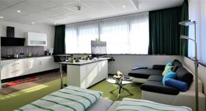 Schönes 1-Zimmer-Penthouse-Apartment mit Ausblick, komplett ausgestattet, Innenstadt Offenbach – 63065 Offenbach am Main – Vorschaubild 7