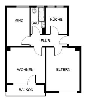 Demnächst frei! 3-Zimmer-Wohnung in Gelsenkirchen Scholven – 45896 Gelsenkirchen – Vorschaubild 5