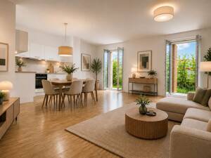 Praktische Zwei-Zimmer-Erdgeschosswohnung mit Stellplatz