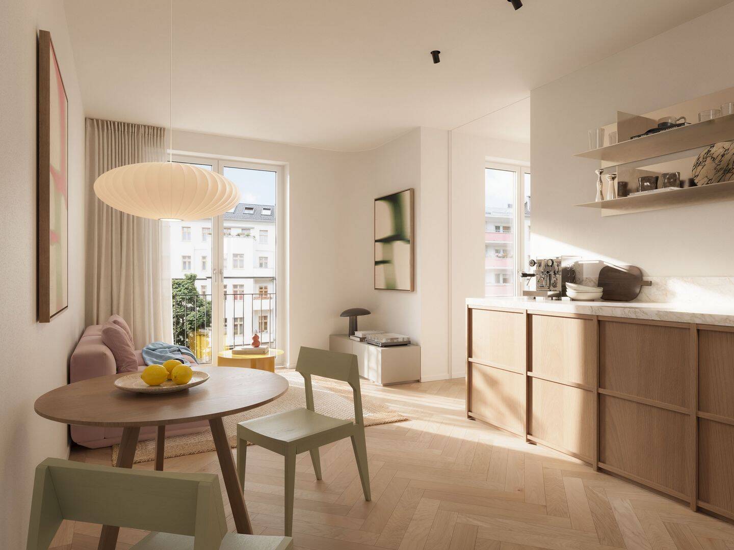 Hochwertiges Studio-Apartment mit Balkon in gefragter Lage der City-West – Berlin – Vorschaubild 2