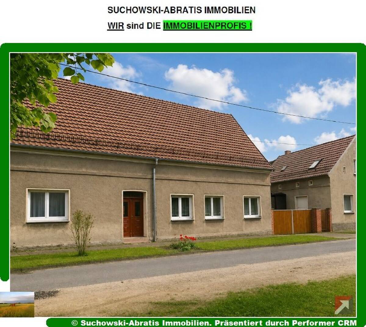 Nur. ca. 85 km von Berlin : Zwei Wohnhäuser *** Klassischer Vierseitenhof mit Stallungen und Scheune *** – 12307 Berlin – Bild 1 von 8