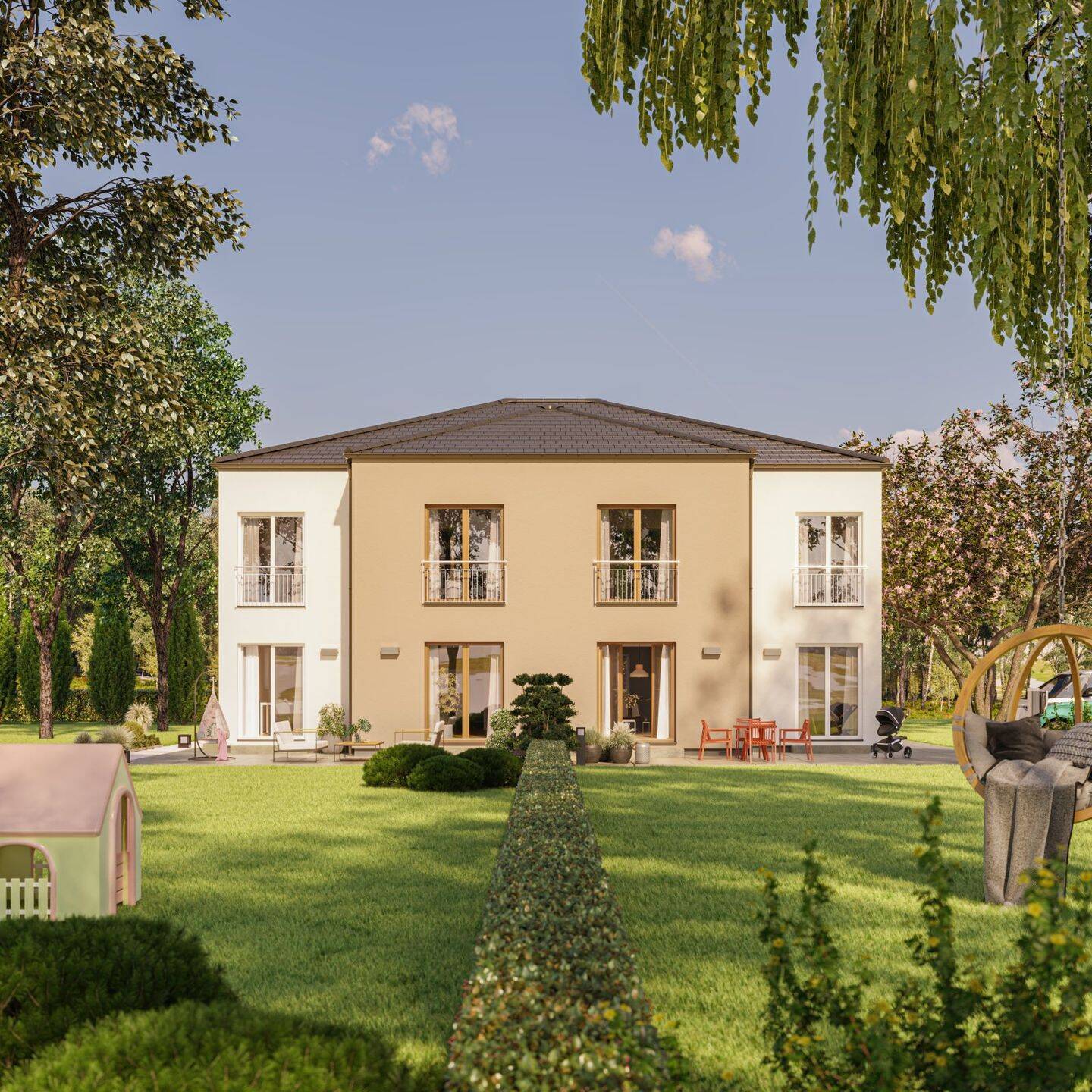 Anleger aufgepasst ,einmalige Chance auf ein 4-Familienhaus in March Buchheim nur mit Living Haus!