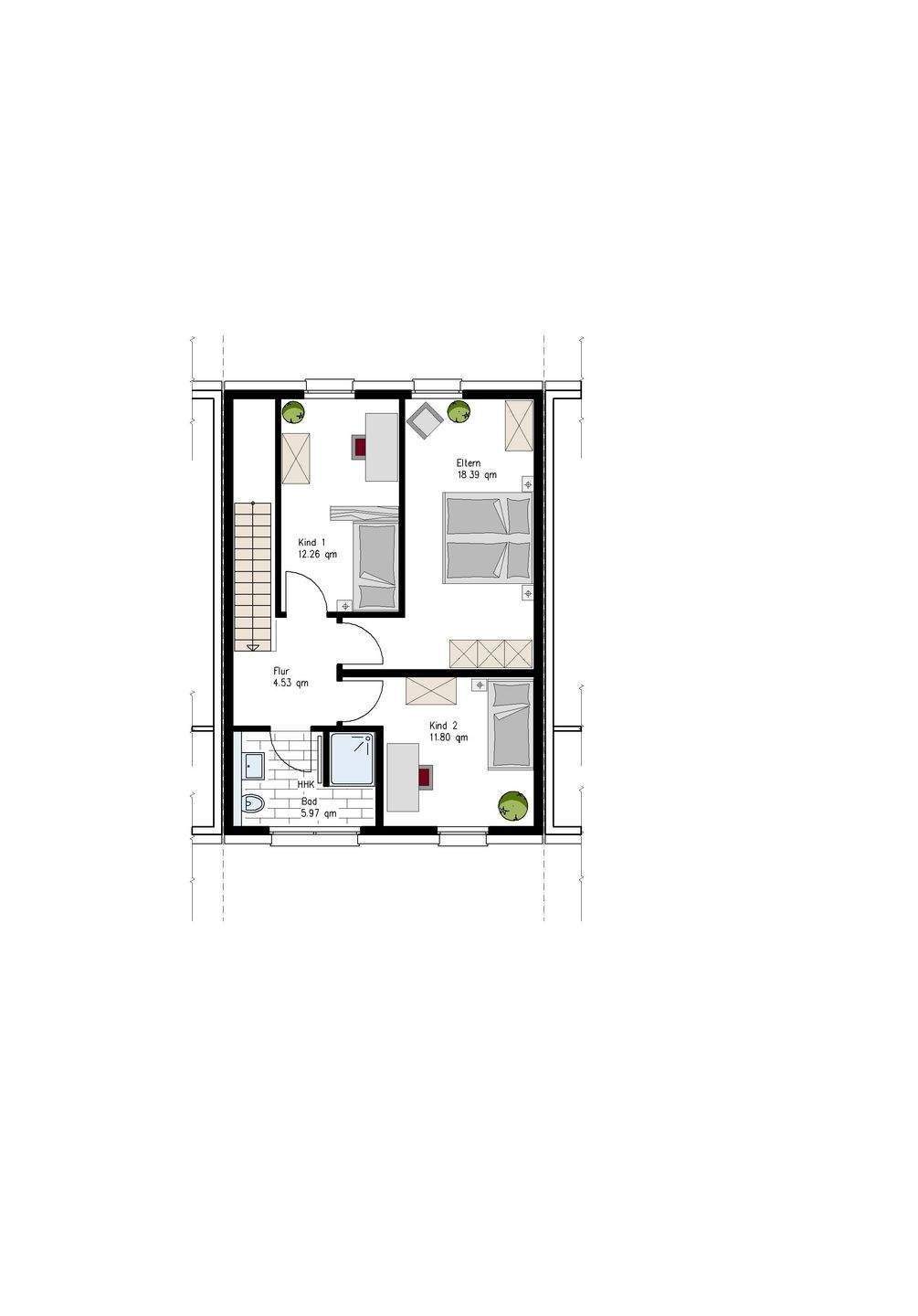 Neubau Reihenhaus Schillinggelände Sennestadt – Bielefeld – Vorschaubild 7