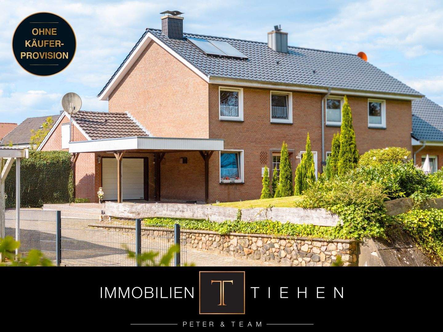 Platz, Potenzial, bezugsfrei - Doppelhaushälfte mit zwei Vollgeschossen und Garage in Meppen-Bokeloh – Meppen – Bild 1 von 9
