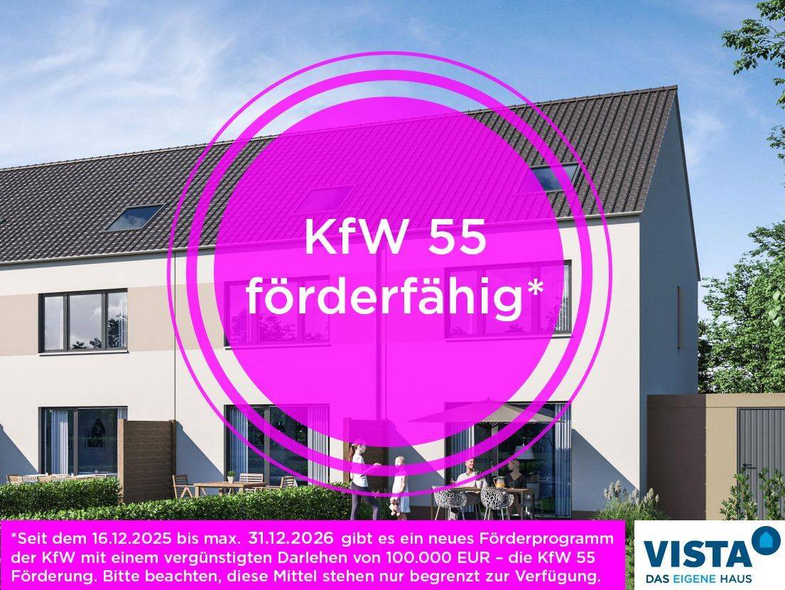 Hermann Immobilien: Kinderglück inklusive - Reihenhaus mit Garten (RMH C2 - Vista M)