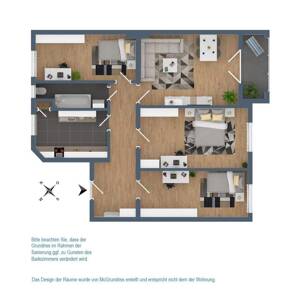 Wohntraum nach Sanierung - 4-Zimmer-Eigentumswohnung in Toplage von Berlin-Johannisthal – 12487 Berlin – Vorschaubild 1