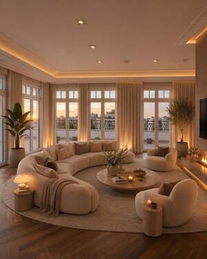 Luxus-Penthouse mit Dachterrasse, Privat-Aufzug & Concierge. Optional möbliert. Provisionsfrei! – 40545 Düsseldorf – Vorschaubild 4