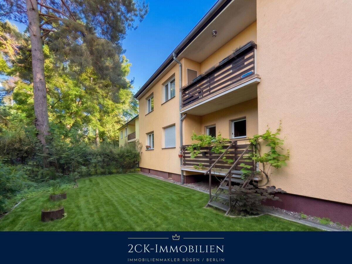 Moderne 2-Zimmer-Wohnung in Berlin-Waidmannslust: 52 m², Einbauküche, Süd-West-Balkon & Gartenzugang