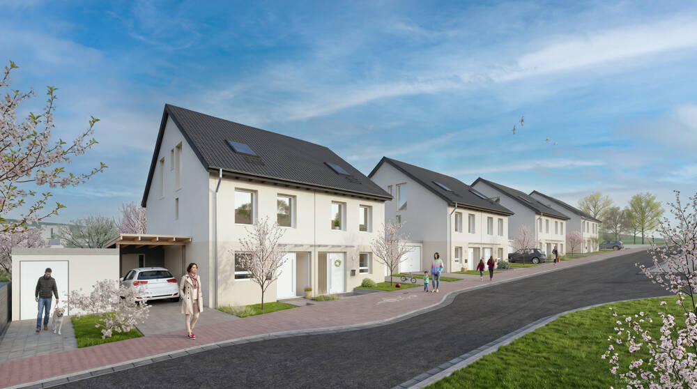 Doppelhaus 134 m² KfW-40 NH mit doppelter AfA in Niedernhausen | bezugsfertig Dez.´26 | förderfähig – Niedernhausen – Vorschaubild 2