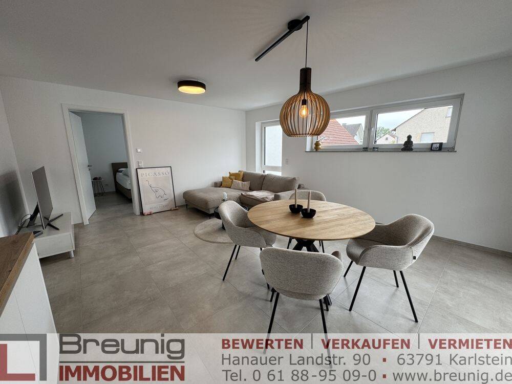 Neuwertige 3-Zi.-OG-Wohnung mit Balkon und Abstellraum in ruhiger Lage von Karlstein-Großwelzheim – Karlstein am Main – Vorschaubild 2