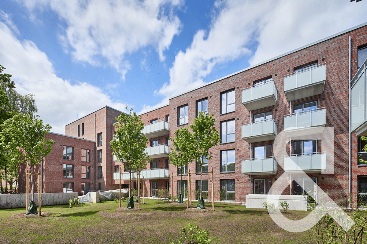 4-Zimmer Neubau Eigentumswohnung mit 2 Bädern und Balkon – 22309 Hamburg – Bild 1 von 9