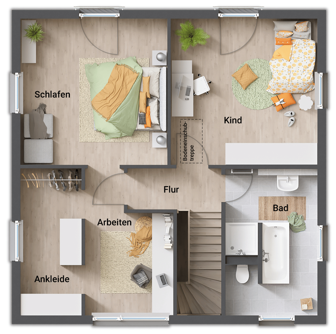 Nürnberg: Neubau Stadthaus | Komplettpreis inkl. Grundstück & Baunebenkosten – Nürnberg – Vorschaubild 7