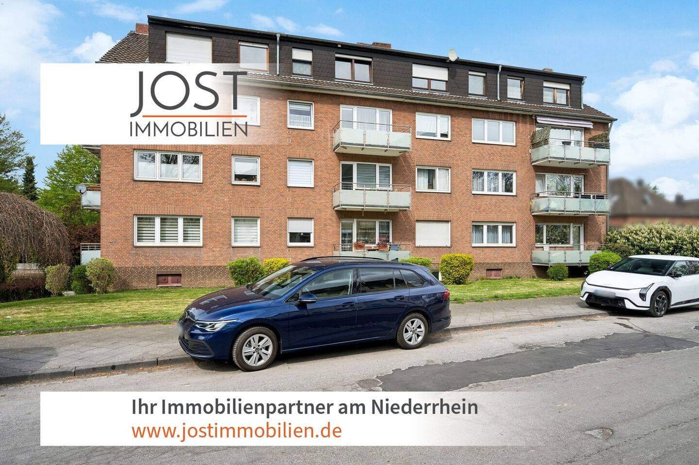 Vermietete 5-Zimmer-Wohnung mit Balkon, Garage & neuer Heizung - solide Kapitalanlage in MG-Rheydt