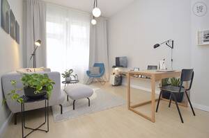 Stilvolle möblierte 2-Zimmer Wohnung mit Balkon und Internet in Wiesbaden-Westend