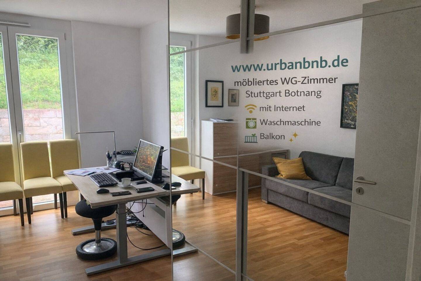möbliertes WG-Zimmer Stuttgart Botnang für Wohnen auf Zeit