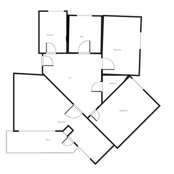 Moderne und helle 3-Zimmer-Wohnung mit großem Balkon – Hannover – Vorschaubild 8