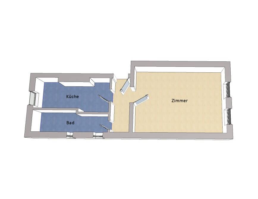 IMMOBERLIN.DE - Adrett & lichtdurchflutet! Schöne Altbauwohnung in harmonischer Lage – Berlin – Vorschaubild 7