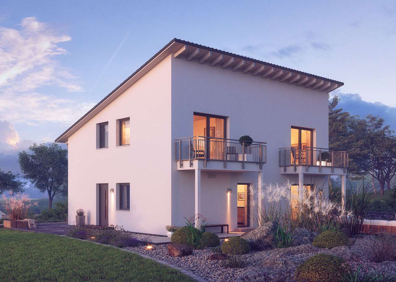 **Informieren Sie sich JETZT über den Bau Ihres modernen Pultdachhauses!!**