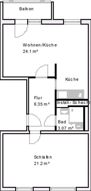 Wohnungsangebot Widderstraße 1 – 39118 Magdeburg – Vorschaubild 2