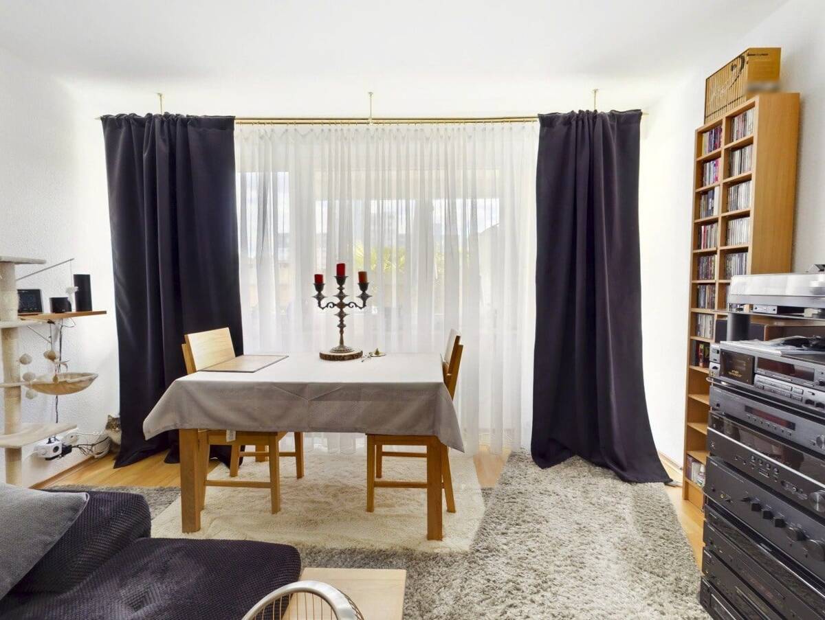 Vermietete 3-Zimmer-Wohnung mit Süd-Balkon, Aufzug und Stellplatz in gefragter Lage von Frankfurt-Oberrad – 60599 Frankfurt am Main – Bild 1 von 9
